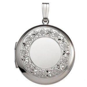 Sterling Silver Engraved Locket